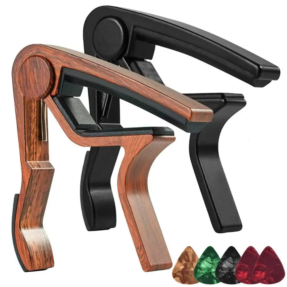 

Metal Guitar Capo Aluminum Alloy Guitar Tuner Clamp Professional Key Trigger Capo for Acoustic Electric Musical Instruments