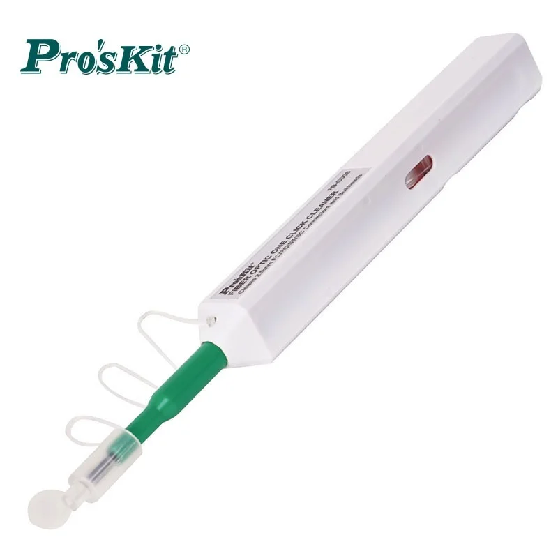 

Proskit FB-C008 Fiber Optic Cleaning Pen Fiber Optic Adapter Cleaner One-touch Fiber Optic Cleaner