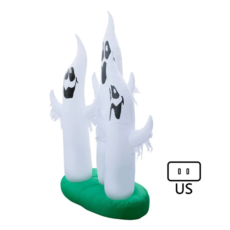 

10 ft Blow Up Ghost Inflatable Yard Decorations Halloween Inflatable Decors Standing Ghost Party Supplies Glowing Props