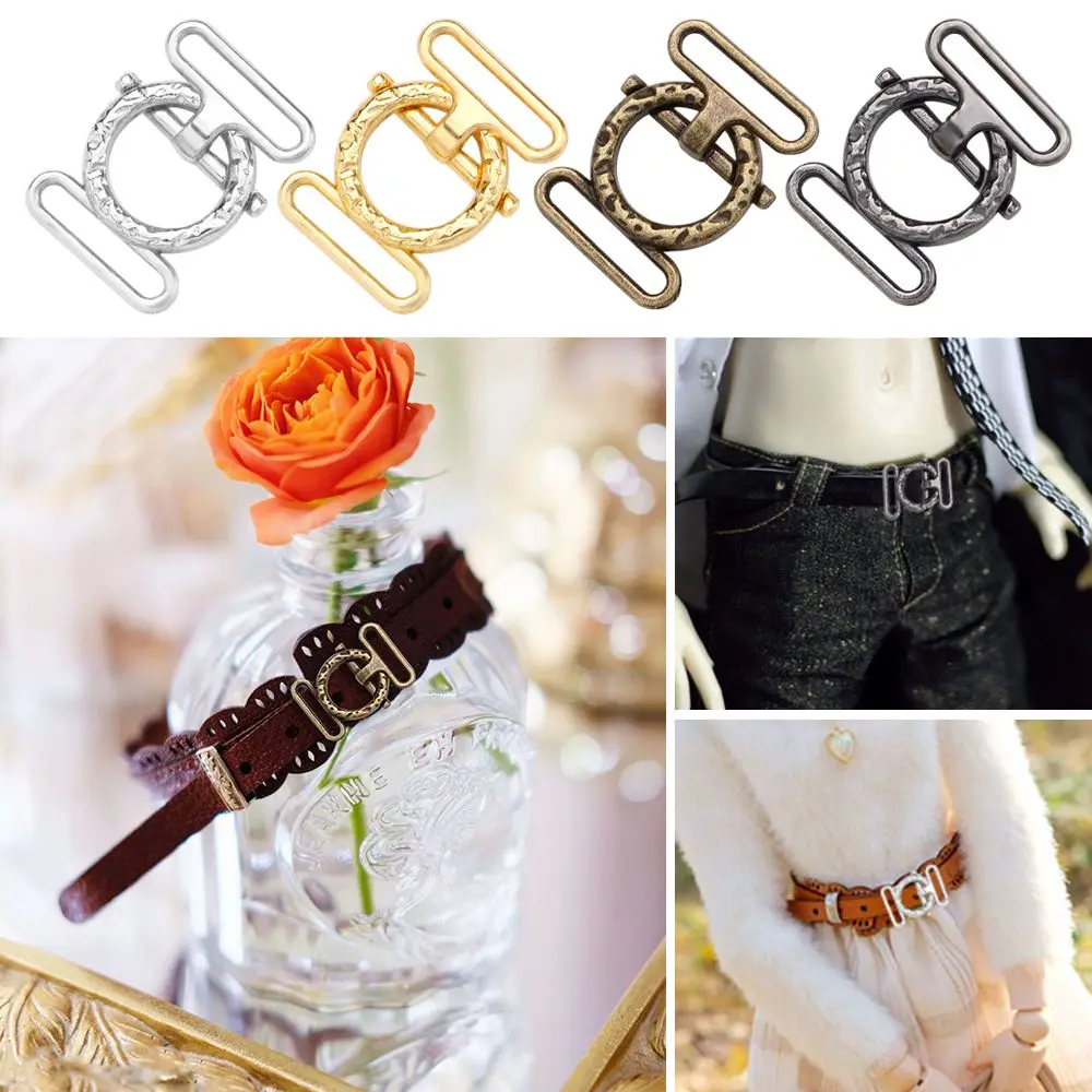 

10pcs Newest 8mm 4 Colors Stuffed Toys Tri-glide Buckle Doll Bags Accessories Diy Dolls Buckles Belt Buttons