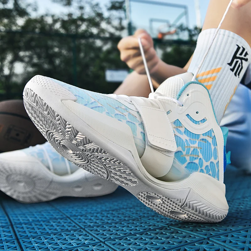 Brand Men's Non-Slip Basketball Shoes Breathable Sports Shoes Comfortable Gym Training Athletic Shoes Boys Basketball Sneakers