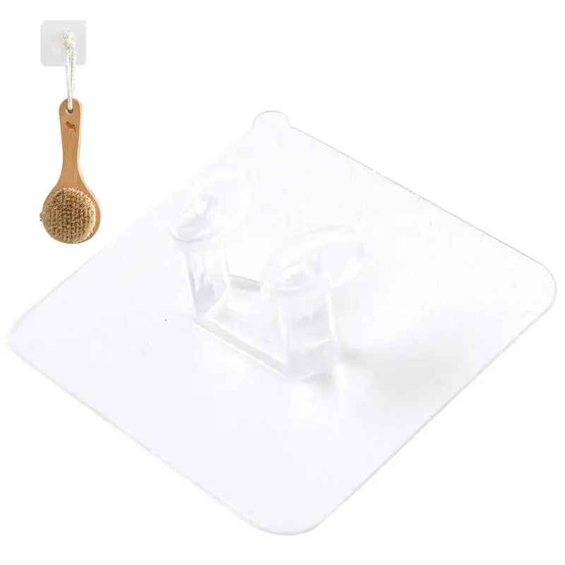 

Store Hanging Hooks Self Adhesive Hang Transparent Hooks Multi-Purpose Heavy Duty And Oil-proof Reusable Ceiling Hooks For