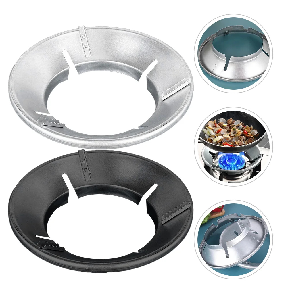 

2pcs Wok Ring For Gas Stove Wok Holder 4-prong Wok Burner Ring Cooktop Support