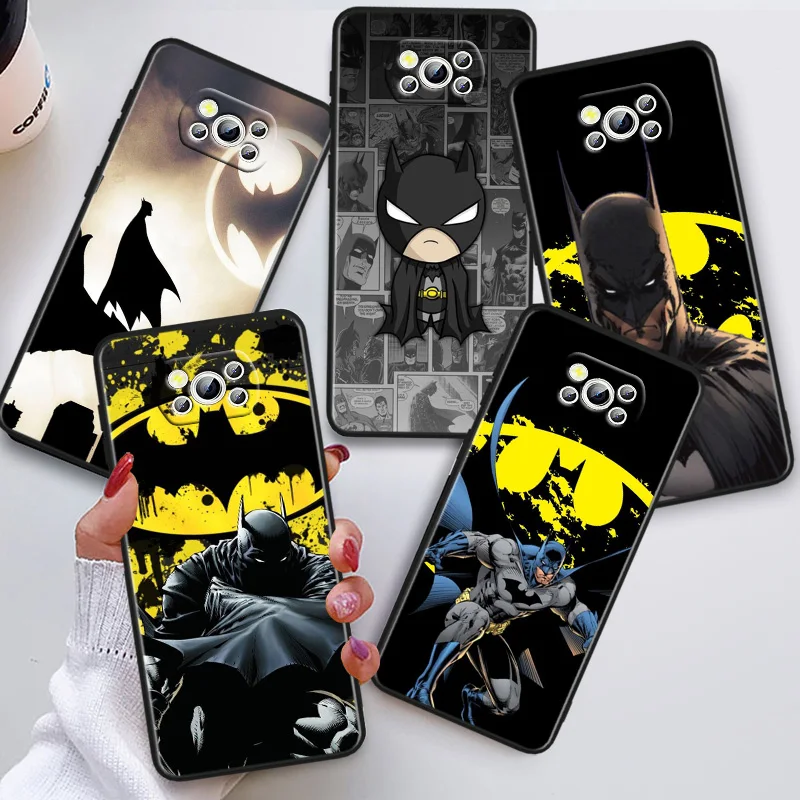 

Dark hero Batmansh Phon Case For Xiaomi POCO C50 C40 C31 C3 M5S X4 M4 M3 F4 F3 GT F2 F1 X3 NFC X2 Pro Black Cover