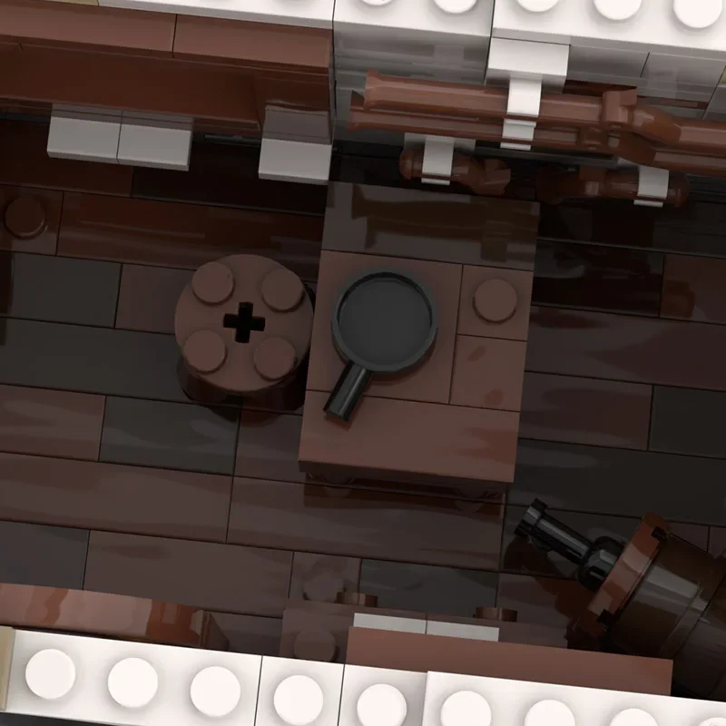 923 шт. Детский конструктор Пиратская серия