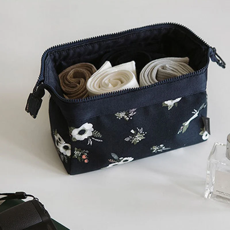 

Women Cosmetic Bag Printing Zipper Brush Organizer Toiletry Case Travel Lady Makeup Bag Printing Zipper Travel Wash Beauty Pouch