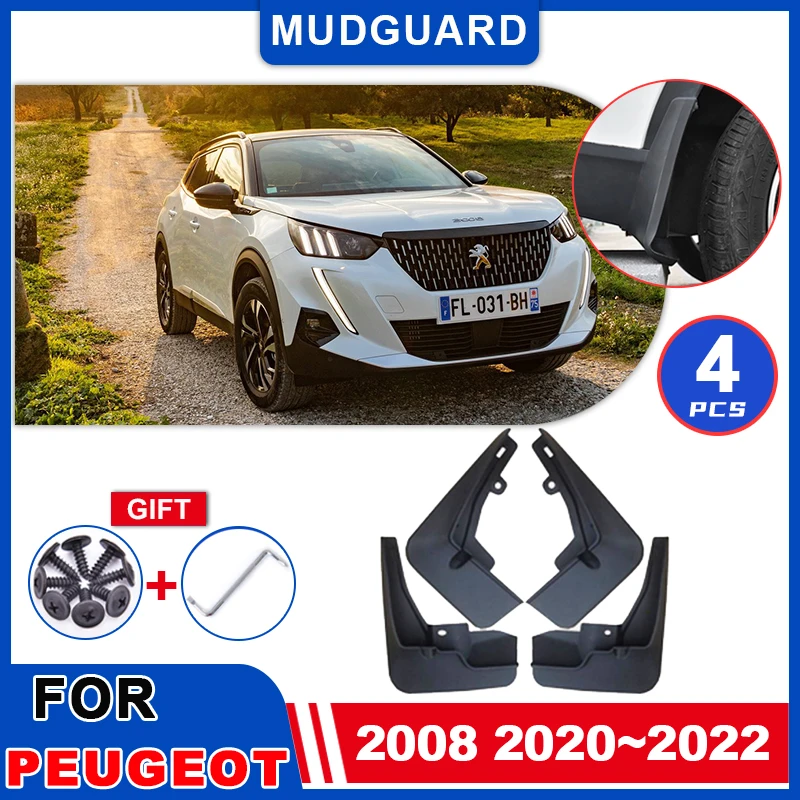 

Брызговики для Peugeot 2008, 2020, 2021, 2022