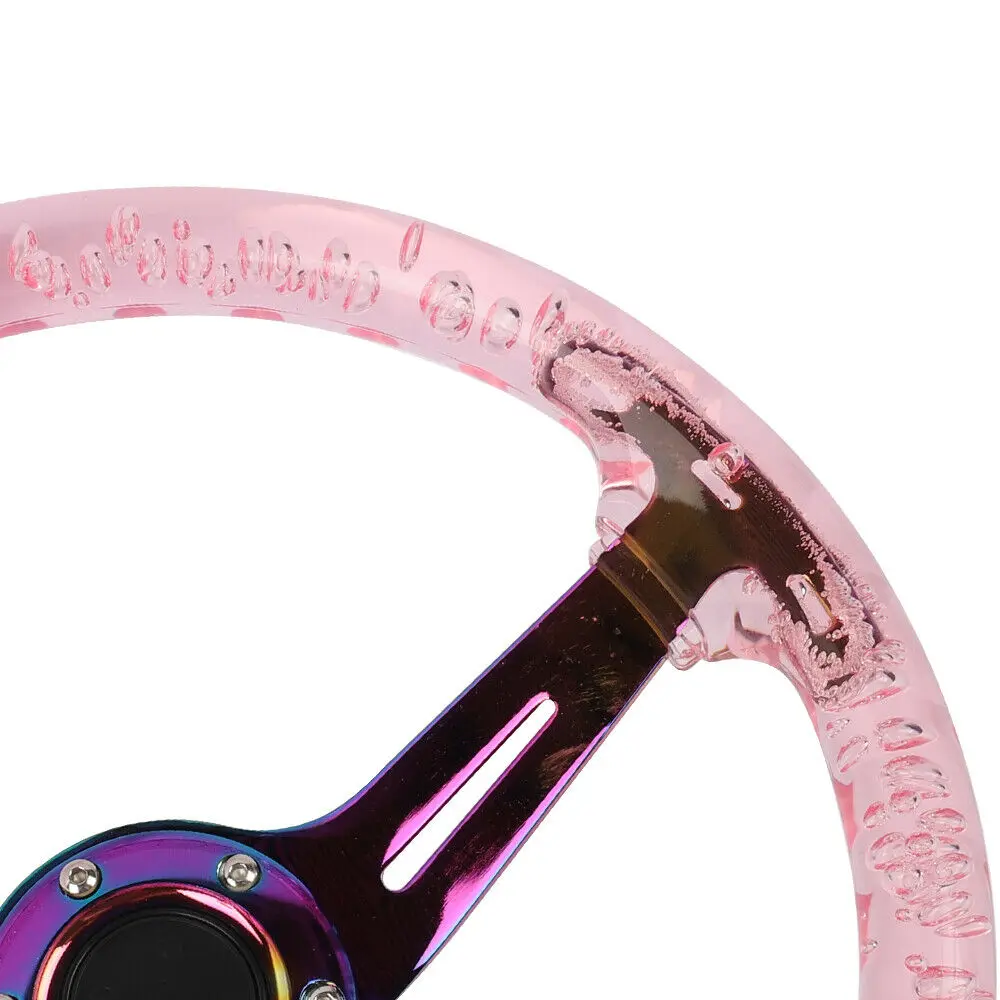 Универсальный Автомобильный руль 350 мм Deep Dish Racing Neo Chrome