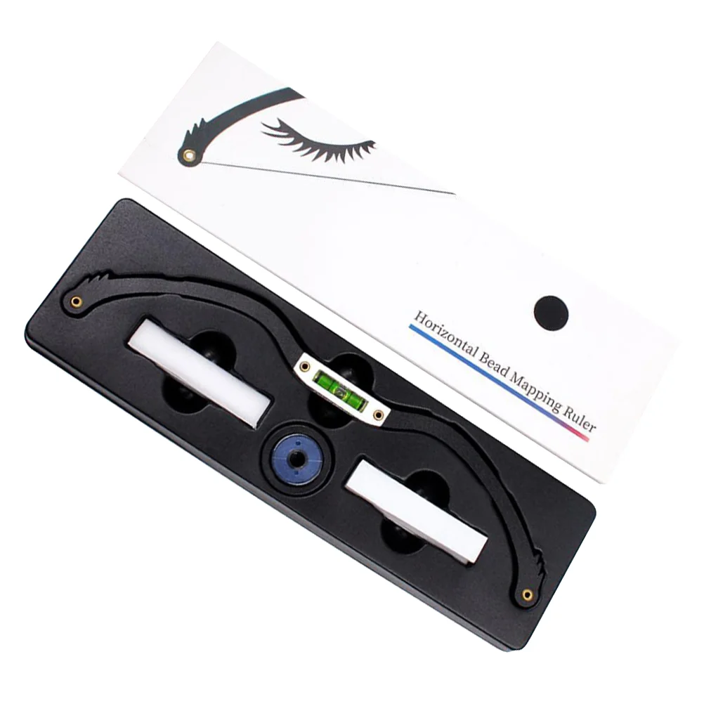 

Bow-shaped Eyebrow Ruler Make Kit Practical Tool Premium Corrector Metal Woman Drawing Line