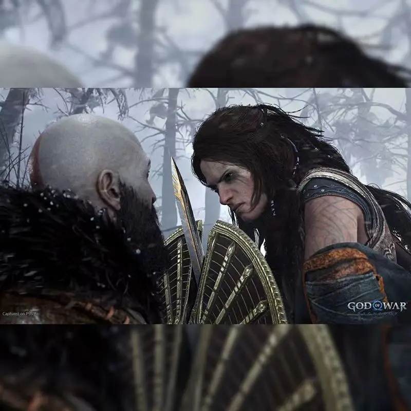 Игровой CD-диск Sony Playstation 4 PS4 б/у Бог войны: Ragnarok 100% Официальный игровой карточный