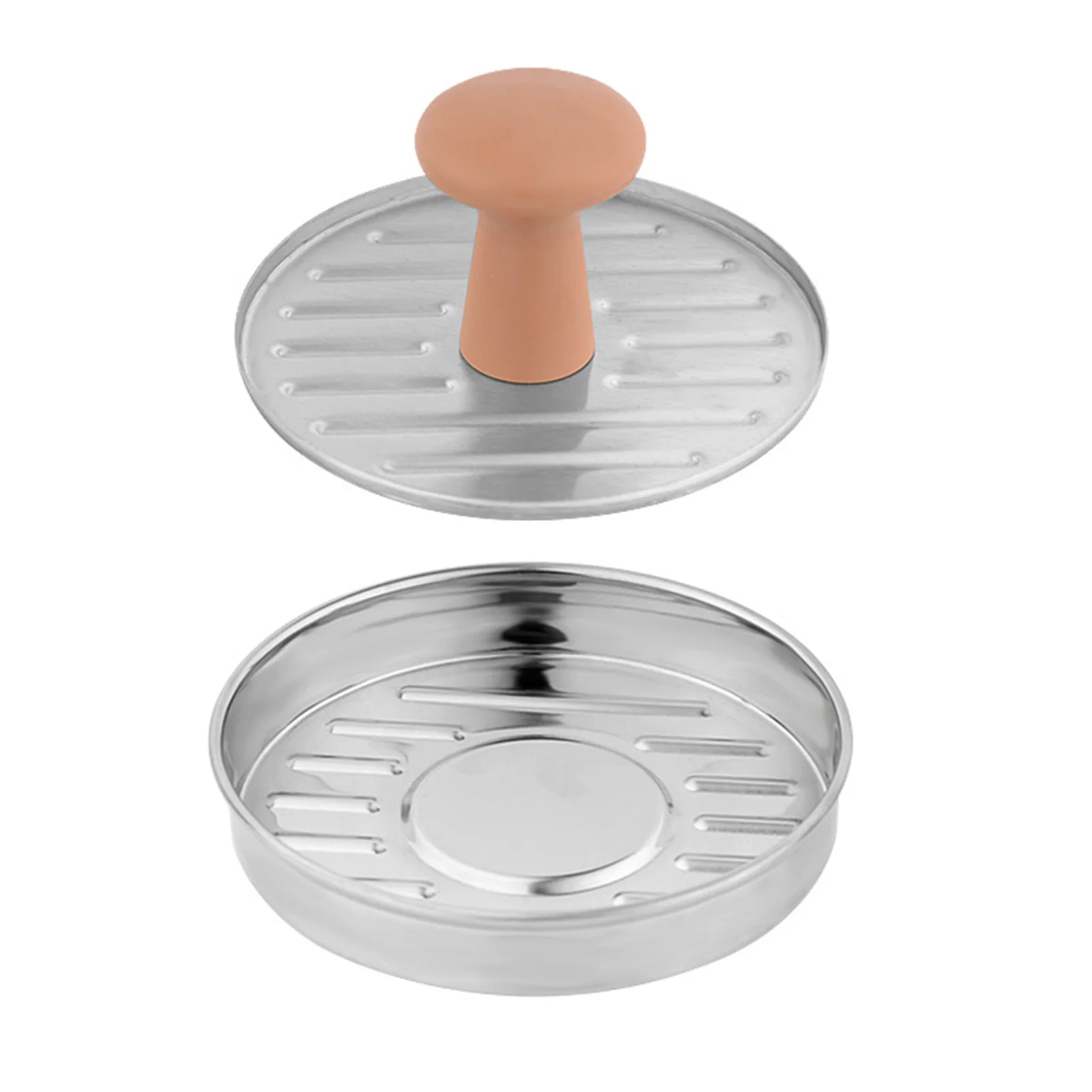 

Многофункциональная Бытовая форма для мяса с ручкой, круглая пресс для бургеров, говядины, для вечеринки, портативная Кухня из нержавеющей ...