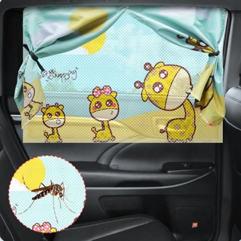 Car Curtains for Kids Window Shades Window Shades For Car Baby  Cute Sunshade Protector Interior Sun Blocker Blind  Animal