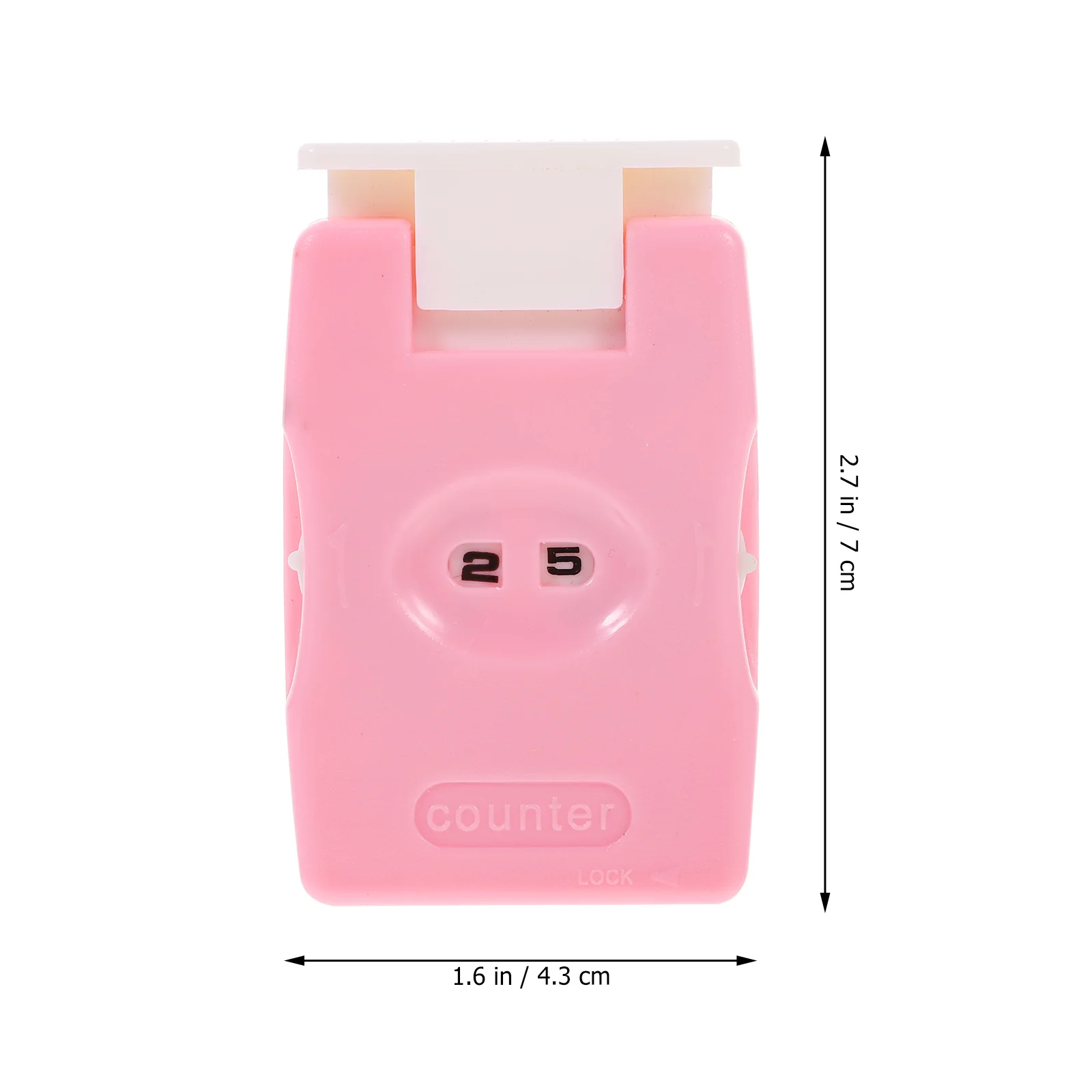 Вязальный стежок для домашнего путешествия ручной счетчик инструмент с кнопкой