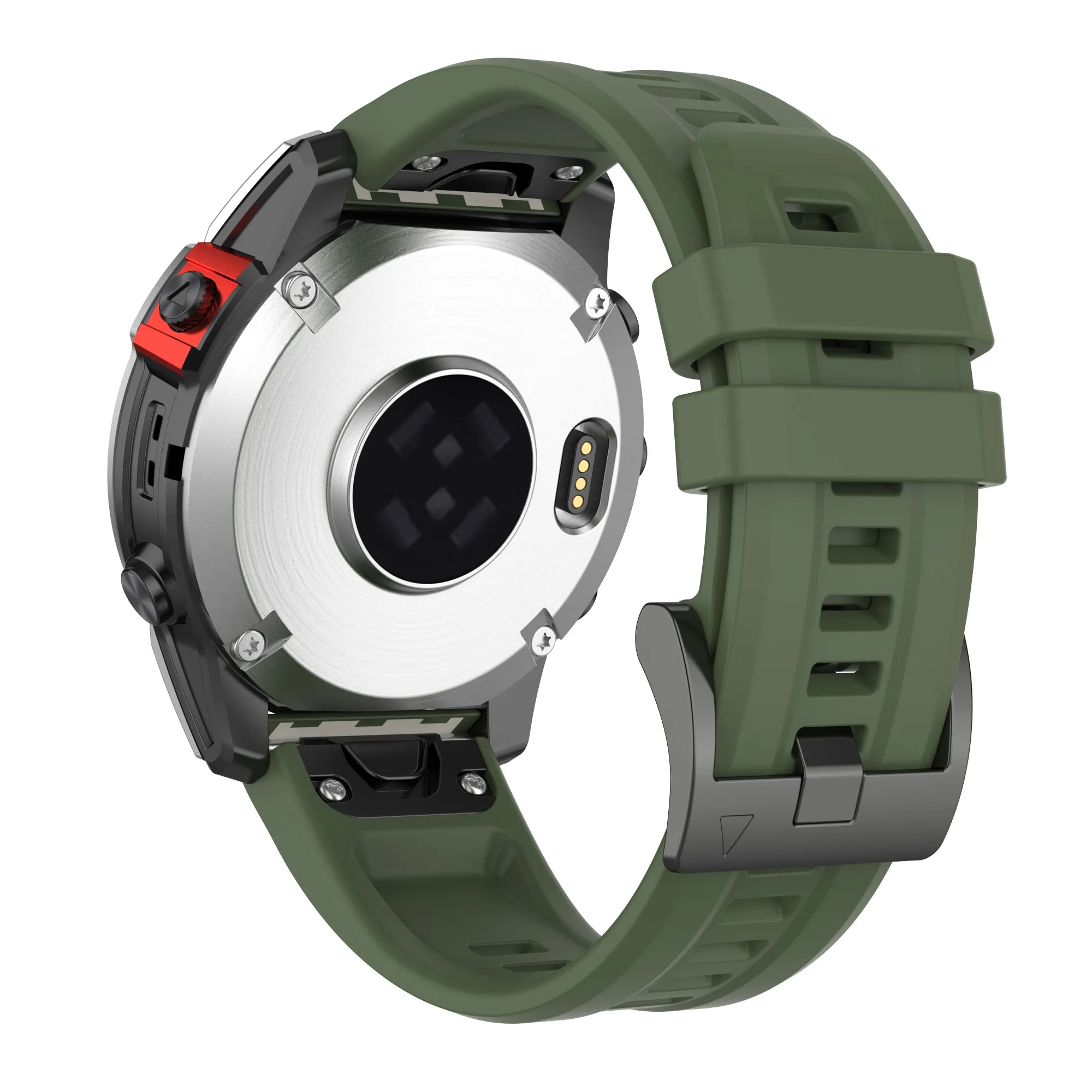 Ремешок Quickfit для наручных часов силиконовый браслет Garmin Fenix 7X 7 S Solar/6X 6S 6 Pro 3 5 5S 5X Plus