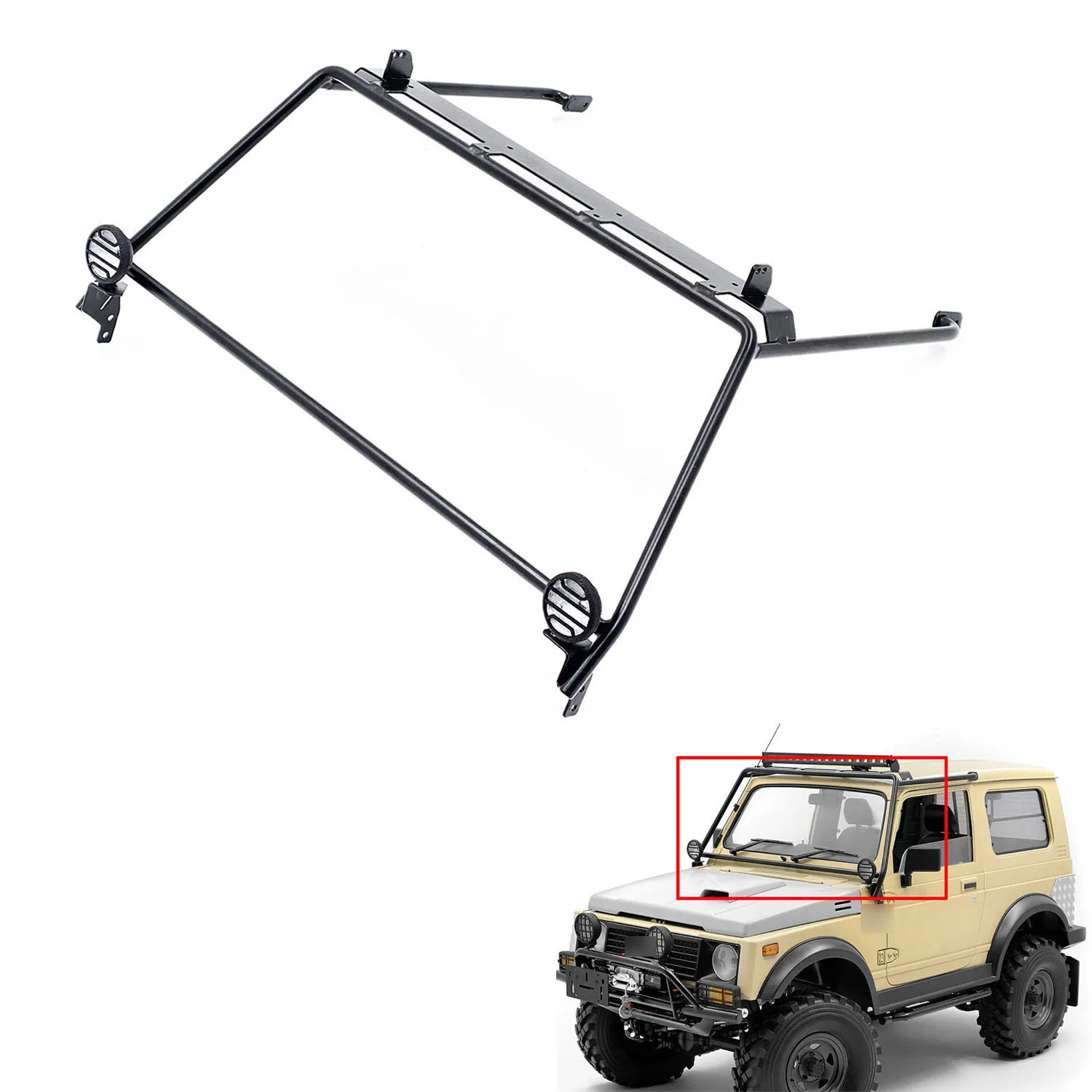 

Cchand Rc4Wd Window Roll Cage For Capo 1/6 Rc Rock Crawler Car Sixer1 Car Part Model Th20902-SMT7