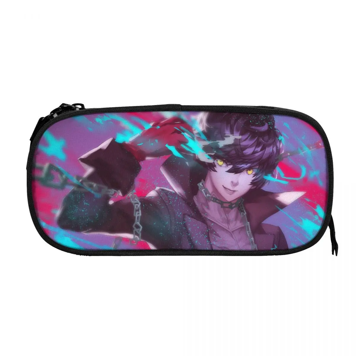 

Akira Kurusu Joker Persona 5 Pen Box Student School Anime Zipper Pen Bag Child Stationery Bag pencase Gift