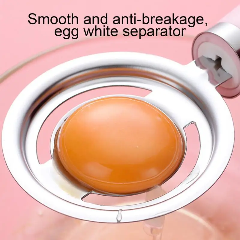 

Egg White Separator Egg White Separator Stainless Steel Tools Eggs Yolk Filter Gadgets Utensils Divider Filter For Cooking
