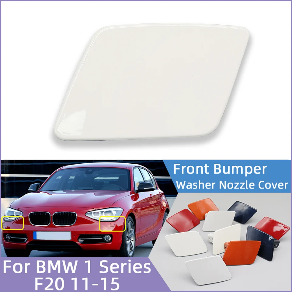 

Car Headlight Washer Nozzle Cover Lid For BMW 116 118 120 125 F20 2011-2015 High Quality Painted Trim Cap Cleaner Sprayer Shell
