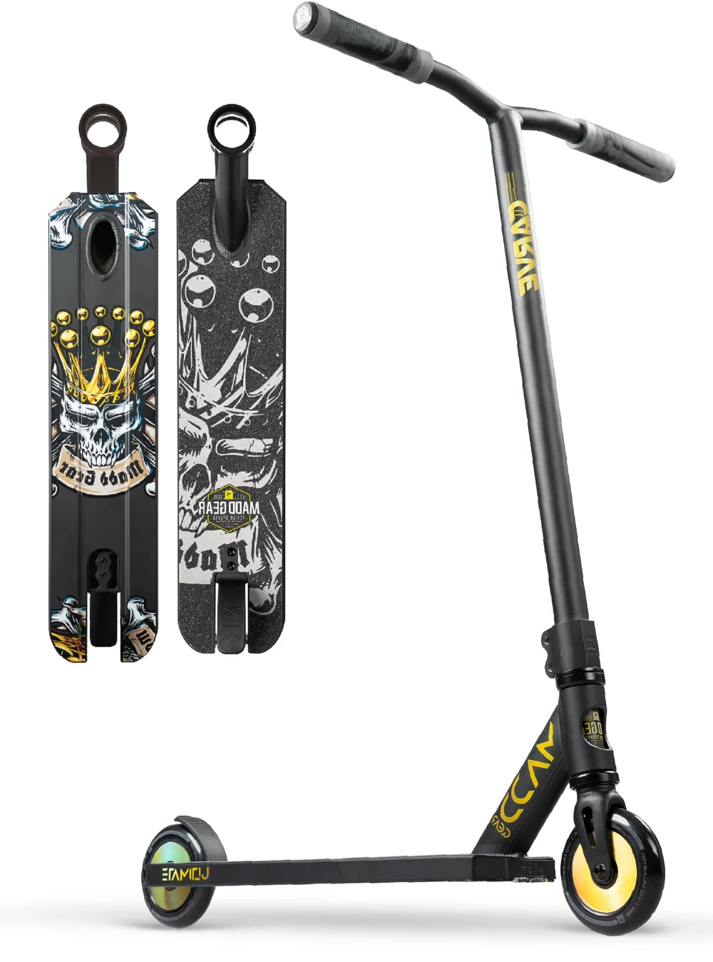 Купи Carve Ultimate Complete Pro Scooter for Kids 8 and Up-Beginner Stunt Scooter BMX Free Style Trick Scooter Adult Scooter за 2,784 рублей в магазине AliExpress