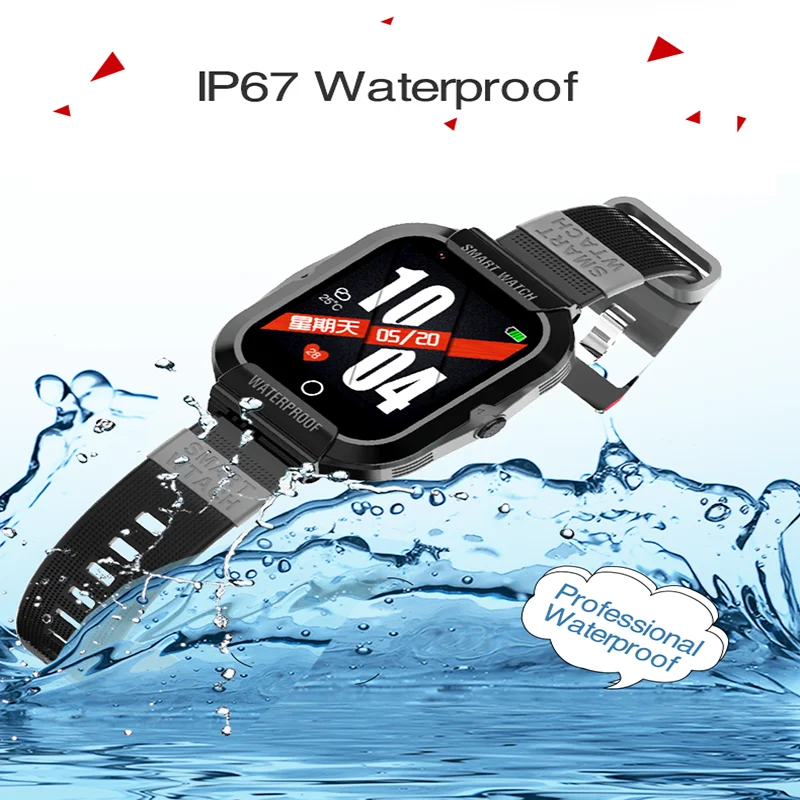 children smart watch phone 4g waterproof ip67 video call lbs wifi location gps tracker alarm clock camera kids smartwatch df69 free global shipping