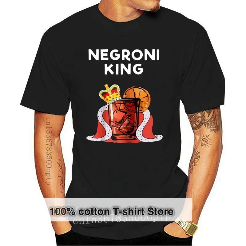 

2019 summer cool cotton Negroni King print casual o-neck size s-3xl T-Shirt