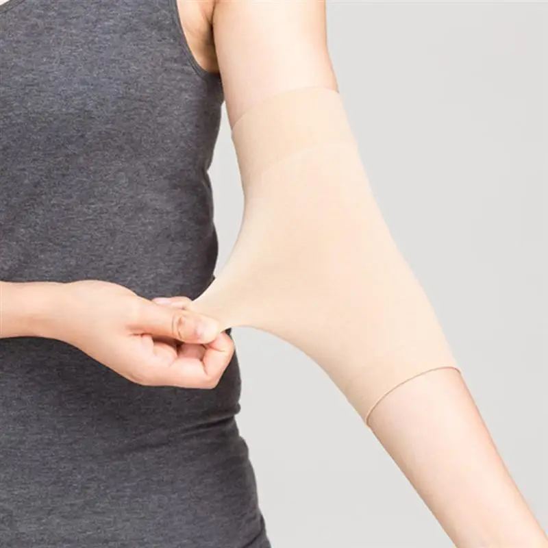 

1 Pair Tattoo Cover Up Compression Sleeves Bands Forearm Concealer Support Skin Color Aftercare UV Protection Oversleeve