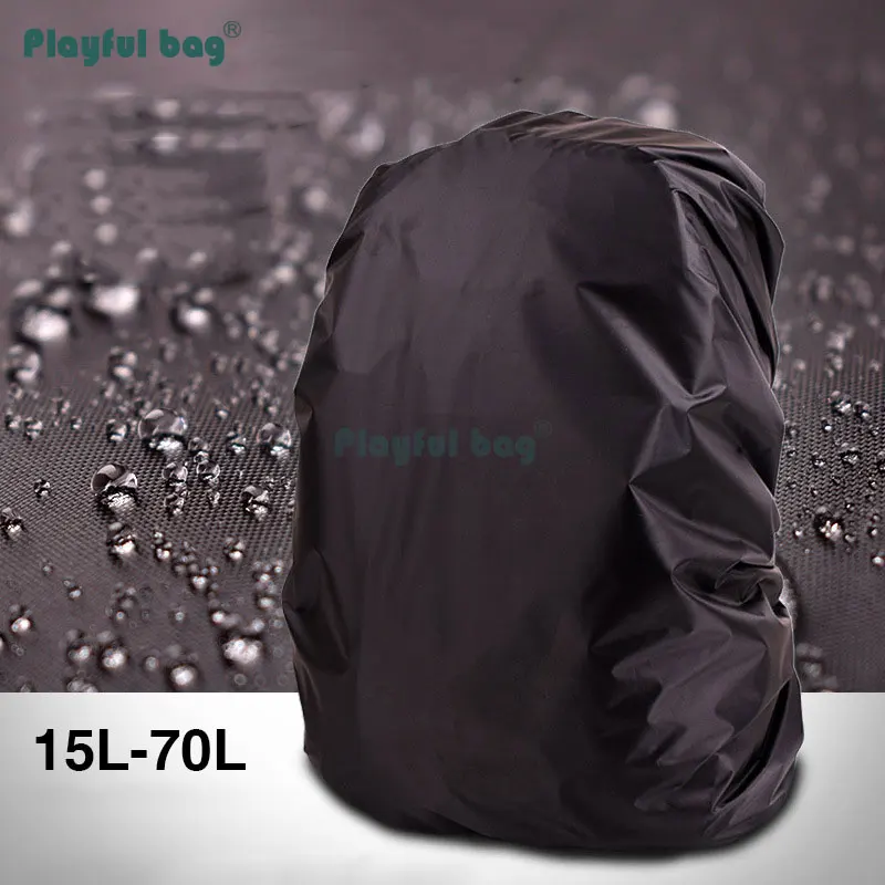 

10-80L Backpack Rainproof Cover 190T fabric Outdoor Knapsack waterproof cover Traveling bag accessories AVA62