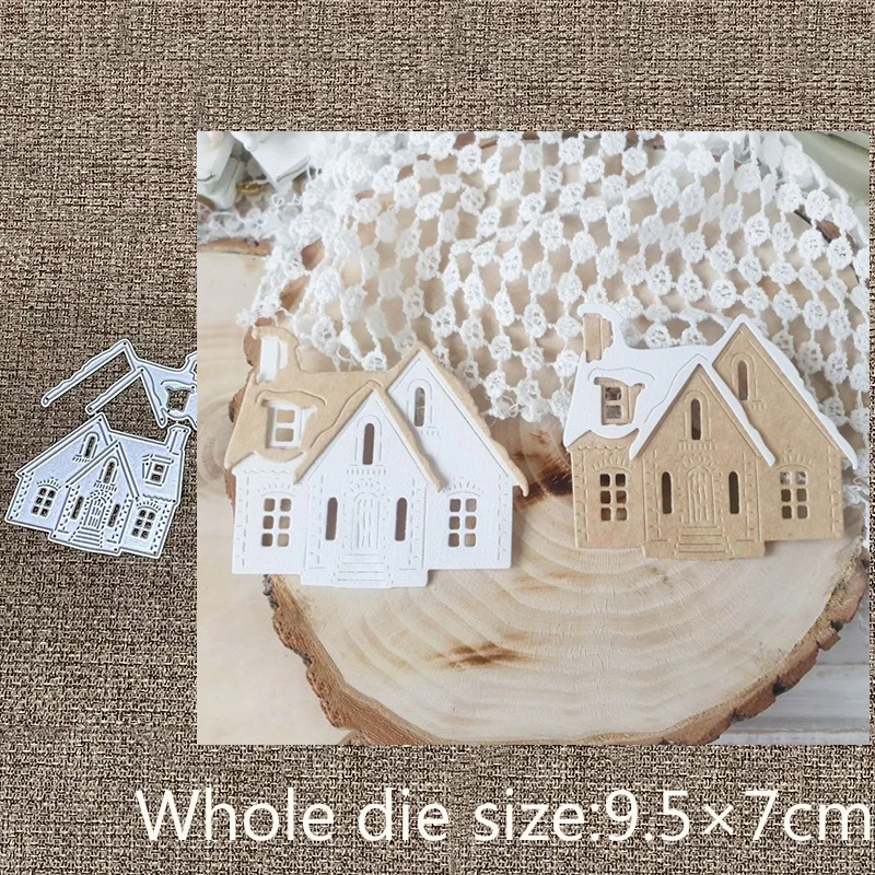 

New Design Craft Metal stencil mold Cutting Die house building decoration scrapbook die cuts Album Paper Card Craft Embossing