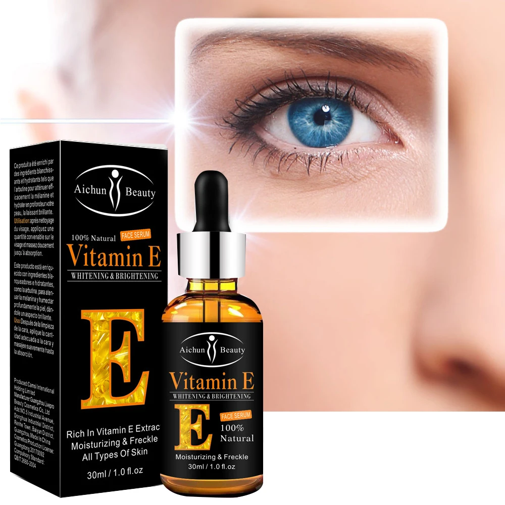 

30ml Anti Wrinkle Vitamin E Eye Serum Eye Bags Dark Circles Remove Liquid Essence Crow's Feet Fade Anti Aging Moisturizing Serum