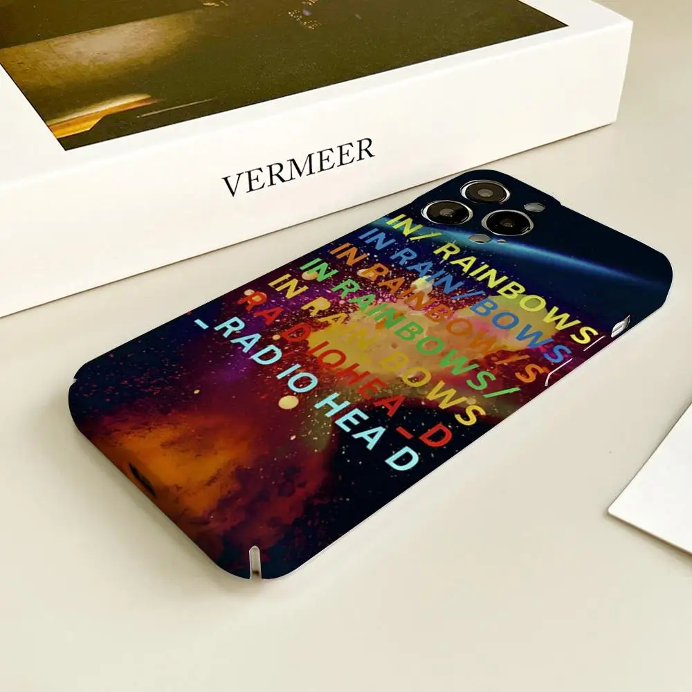Фото Чехол для телефона R-Radiohead Band Rainbow для Xiaomi 13 11 12 Pro Poco Redmi Note 14 10 K30, глянцевый HD в твердом переплете, пленочный корпус №3