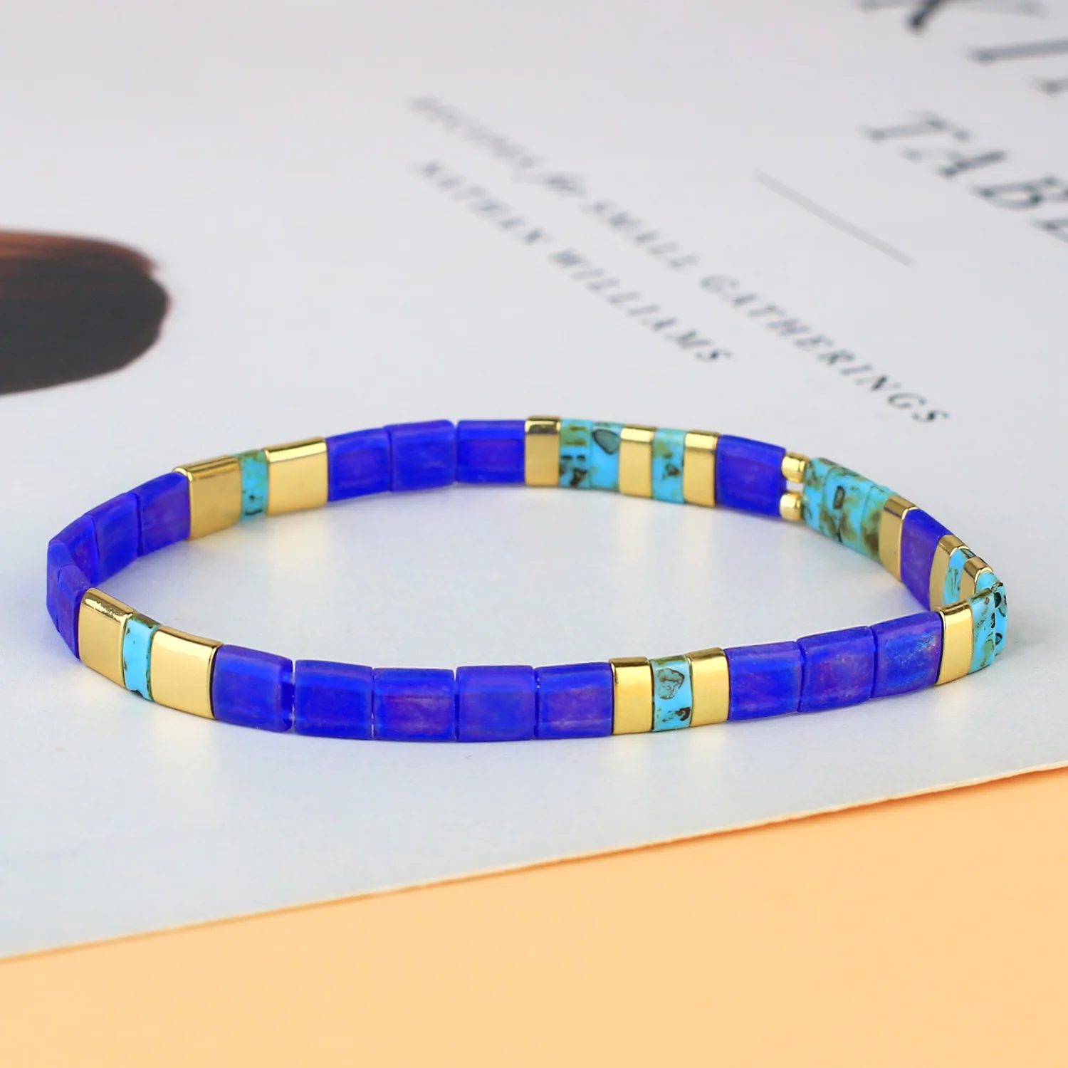 

C.QUAN CHI New TILA Beads Bangles ​Women‘s Jewelry Single item Simple Handmade Stretch Miyuki TILA Beaded Bracelets 2022