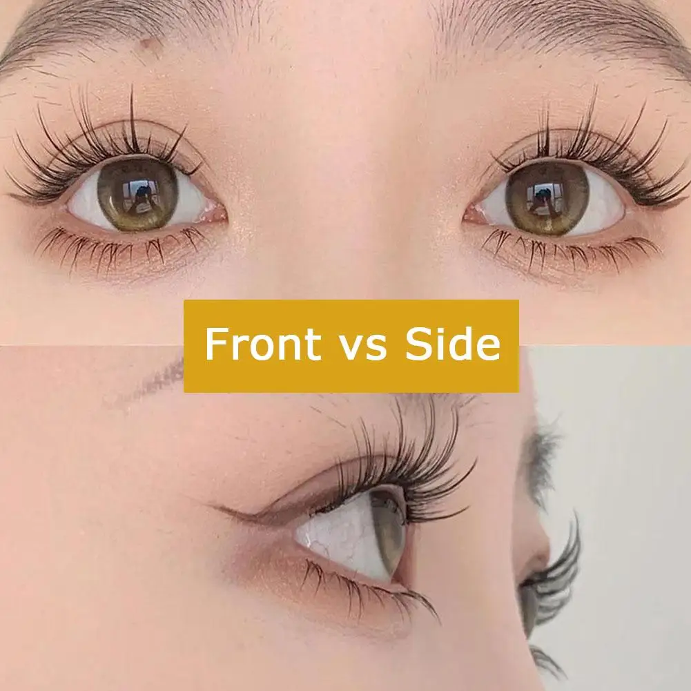 

Japanese Transparent Terrier Natural False Eyelashes Eyelashes 3/5 Eye Long Soft Lashes Stem Tail With Air Simulation Pairs H2M7