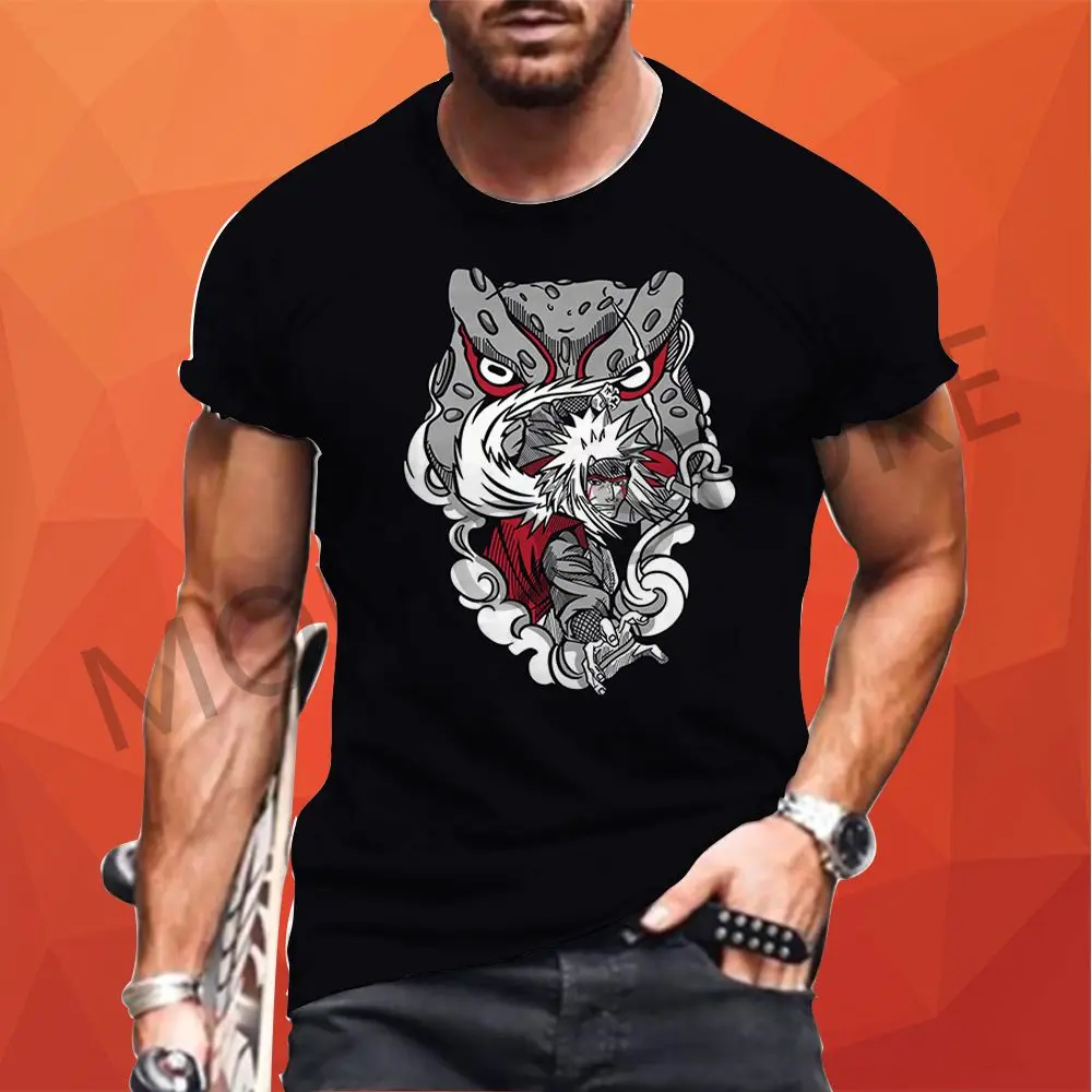 Футболка мужская быстросохнущая с принтом Наруто Y2k 2024-6XL