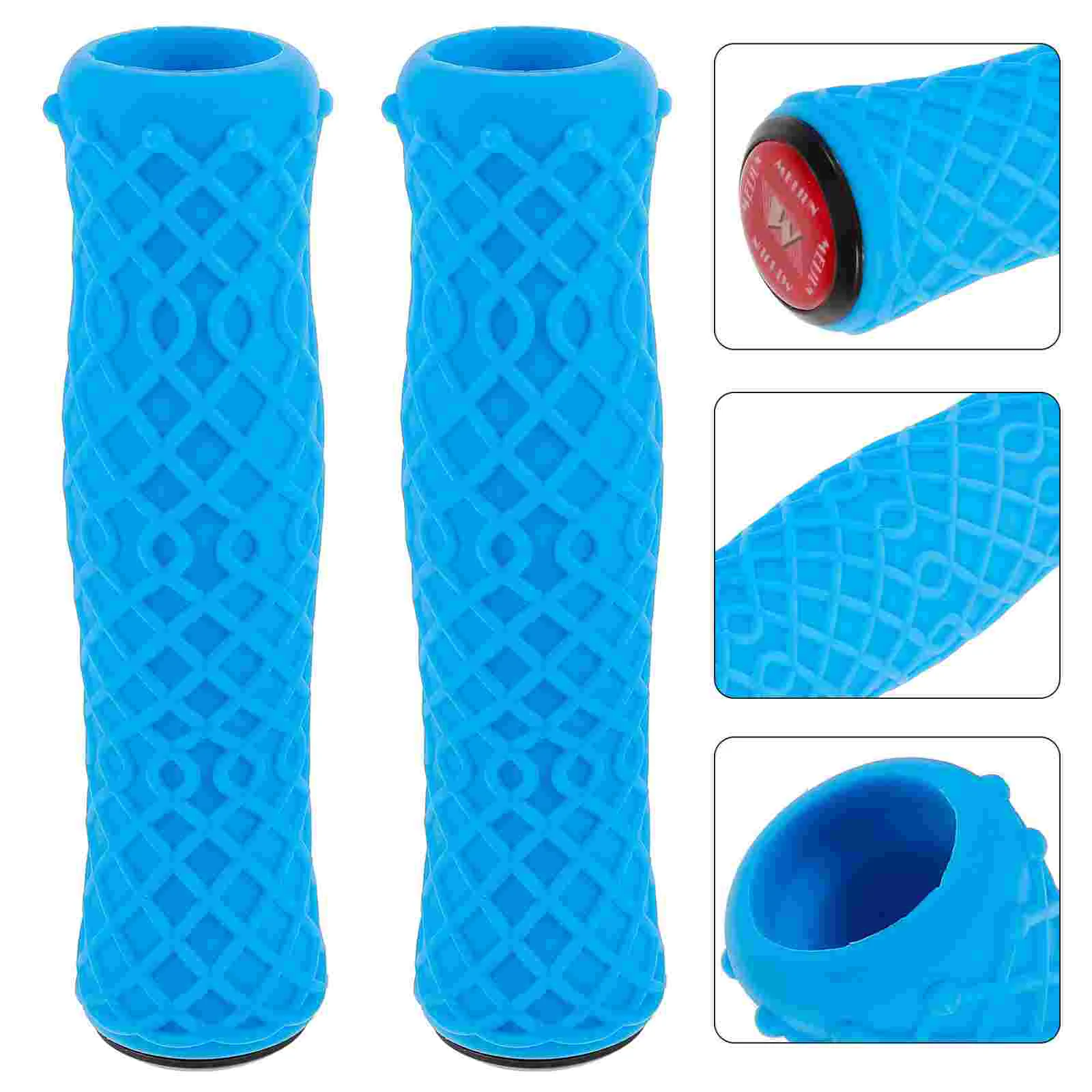 

1 Pair Bike Handlebar Grips Non Bike Grips Silicone Grips Bicycles Accessories for Cycling Mountain Road Bikes Random Color