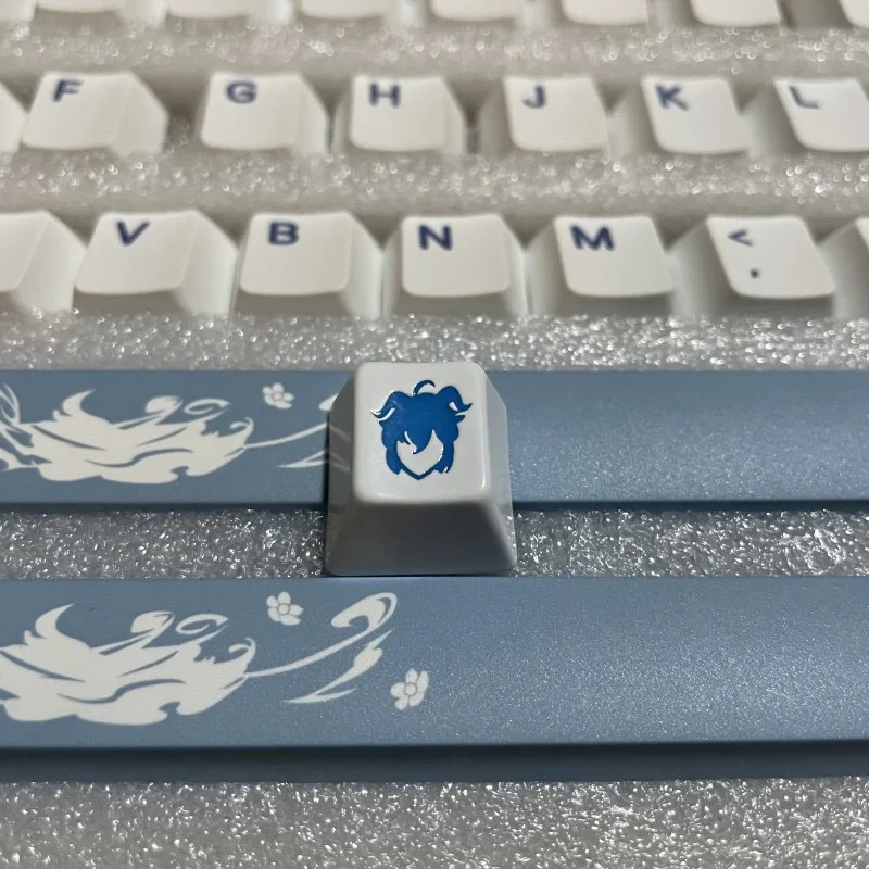 

Genshin Impact Theme Zinc Aluminum Alloy Backlit Keycap Cherry mx Switch Cross Axis Mechanical Keyboard Keycap