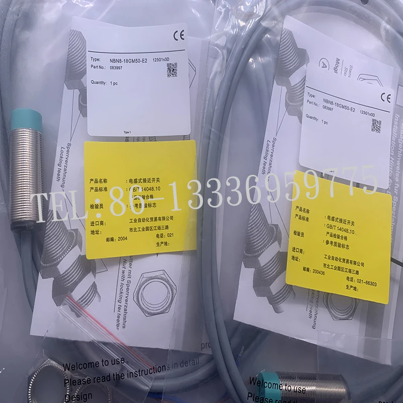 Фото 1 шт. NBN8-18GM50-E0-V1 NBN8-18GM50-E2-V1 NBB5-18GM60-WS NBB8-18GM60-E2 новый оригинальный индуктивный датчик приближения №3