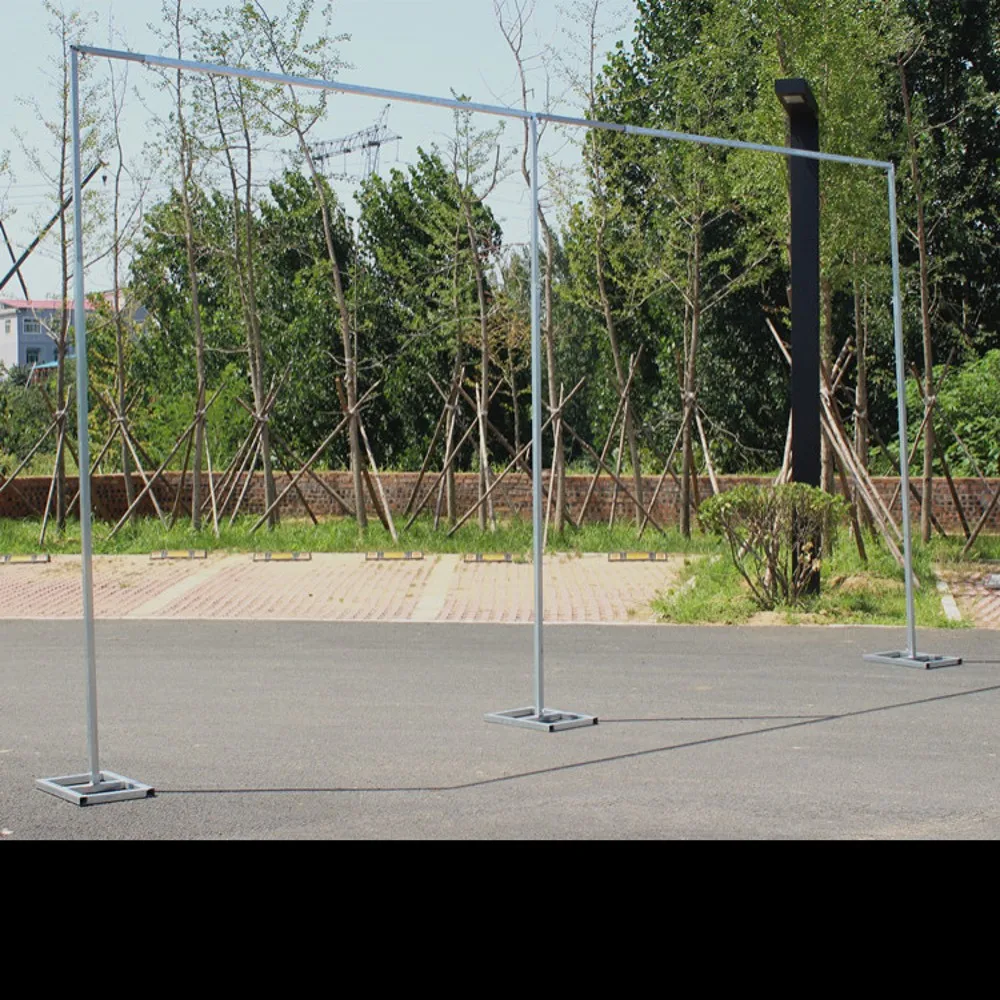 

3M*6M Wedding Drapery Pipe Stand/Wedding Decor Piping frame for drape /Stainess Steel Wedding Backdrop Stand