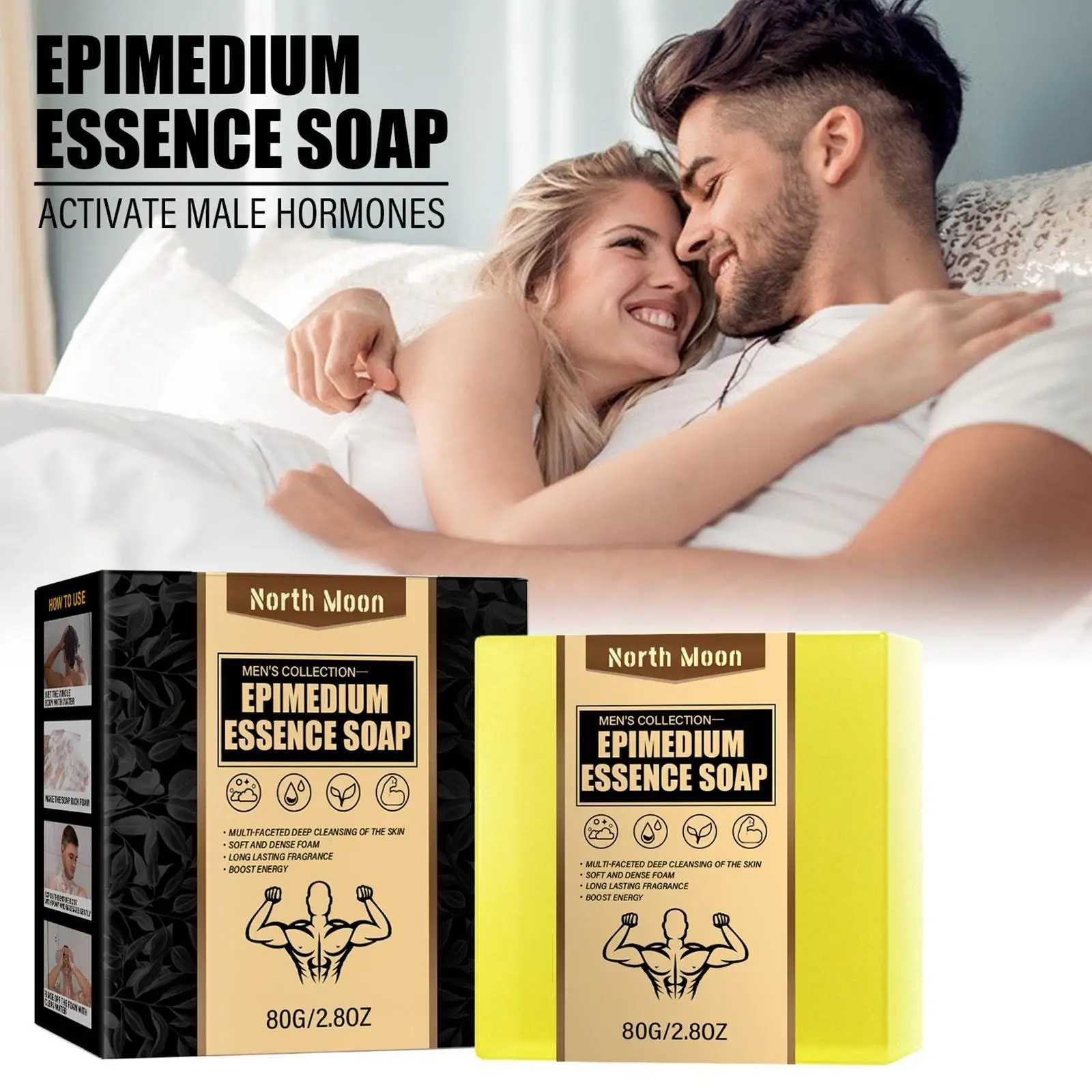 

Эпимедийное мыло, мужское интимное мыло 80 г S9N6