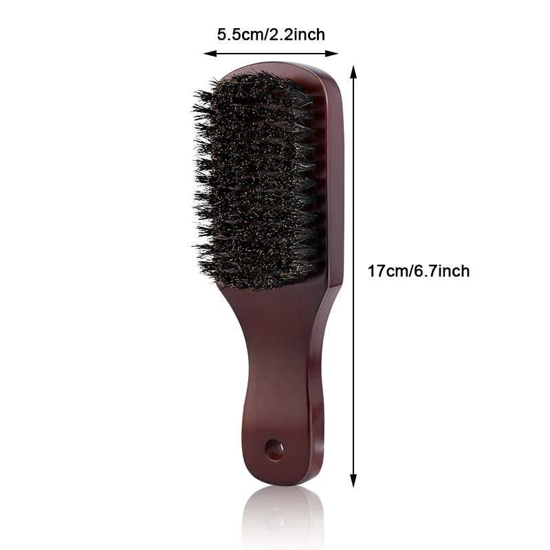 Щетка Для Волос С Гладкой Спинкой Деревянная Расческа Укладки Гладкая