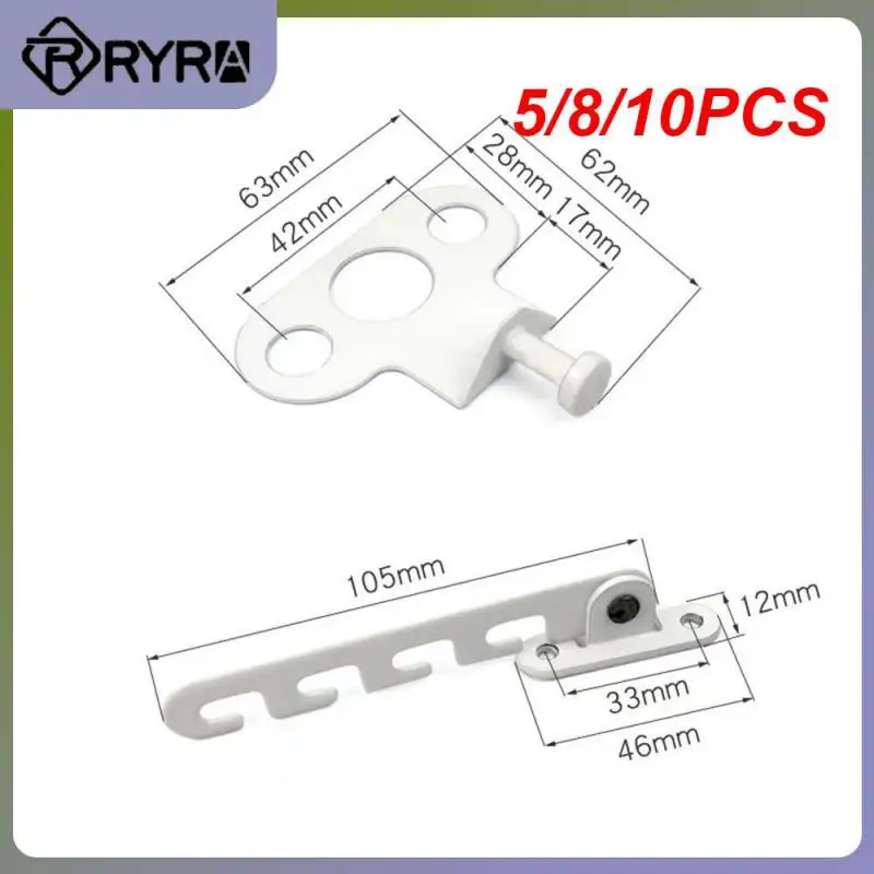 

5/8/10PCS Adjustable Blocking Lock Casement Inner Opening Limiter Stay Position Stopper Window Security