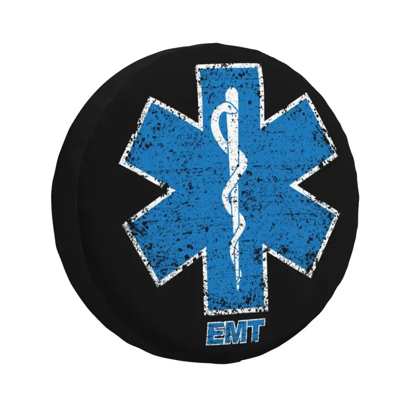 

Чехол для запасной шины Emt Star Of Life для Jeep Mitsubishi Pajero, параметры Medic SUV RV 4x4, аксессуары для автомобиля