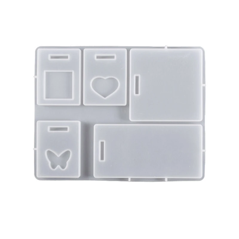 

Прозрачная силиконовая форма для брелока, форма для подвески, форма для браслета из каучука, форма для подвесок, украшения «сделай сам», декоративный брелок