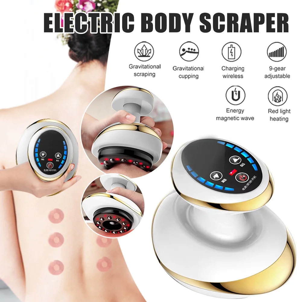 

Electric Cupping Scraping Massager Cellulite Massager Weight Loss Body Slimming Guasha Tool Fat Burner Electric Scraping Device