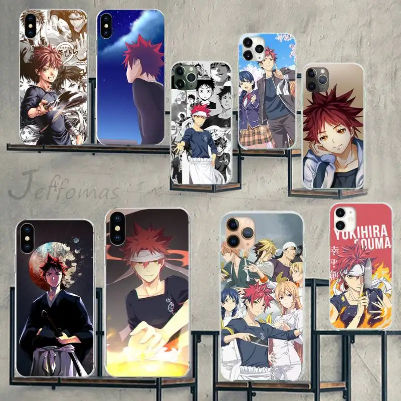 

Food Wars Shokugeki No Soma Phone Case For iphone 12 11 13 7 8 6 s plus x xs xr pro max mini shell