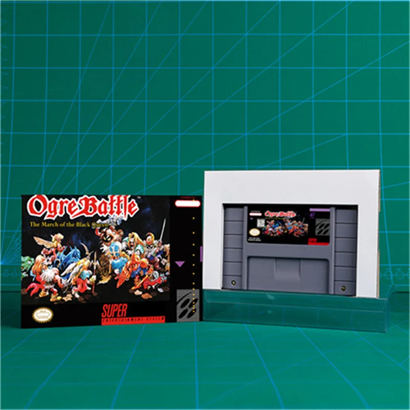 Ogre Battle The March of the Black Queen-карта для игры ролевая игра аккумулятор Сэкономьте