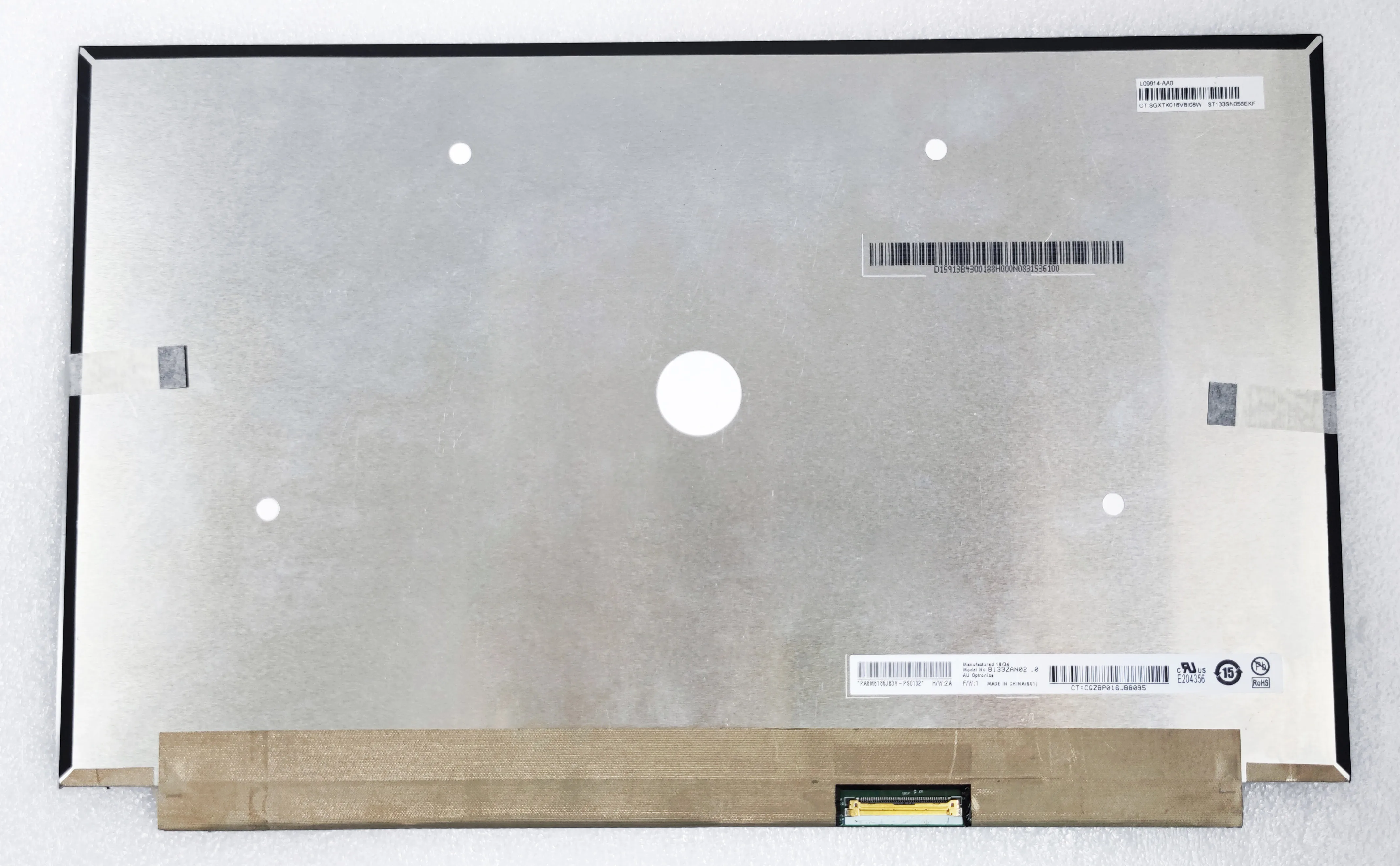 

13.3inch LCD B133ZAN02.0 EDP 40pin UHD Resolution 3840*2160 Compatible Laptop Screen Panel