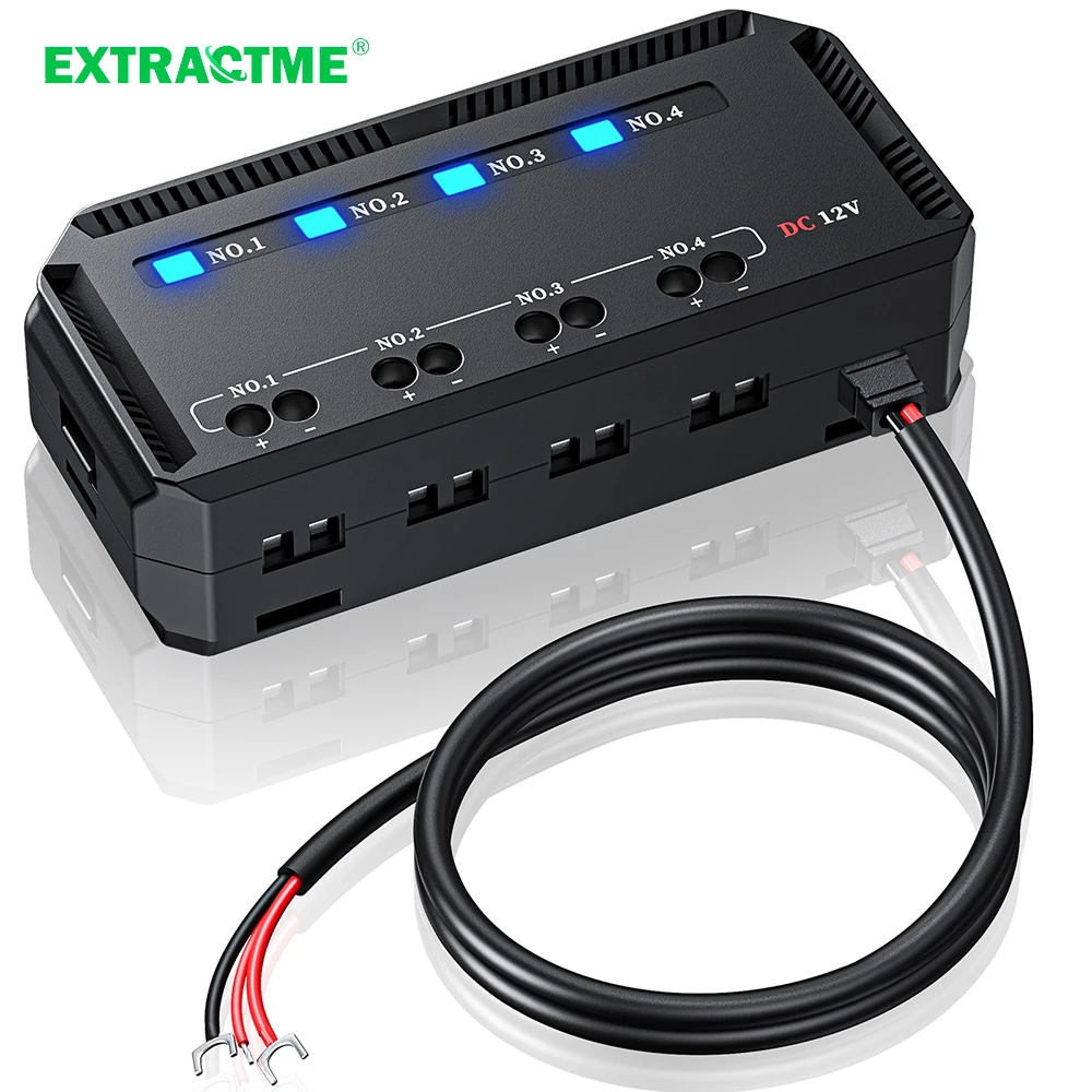 

Блок предохранителей Extractme, 12 В, универсальный, 20 А, светодиодный индикатор