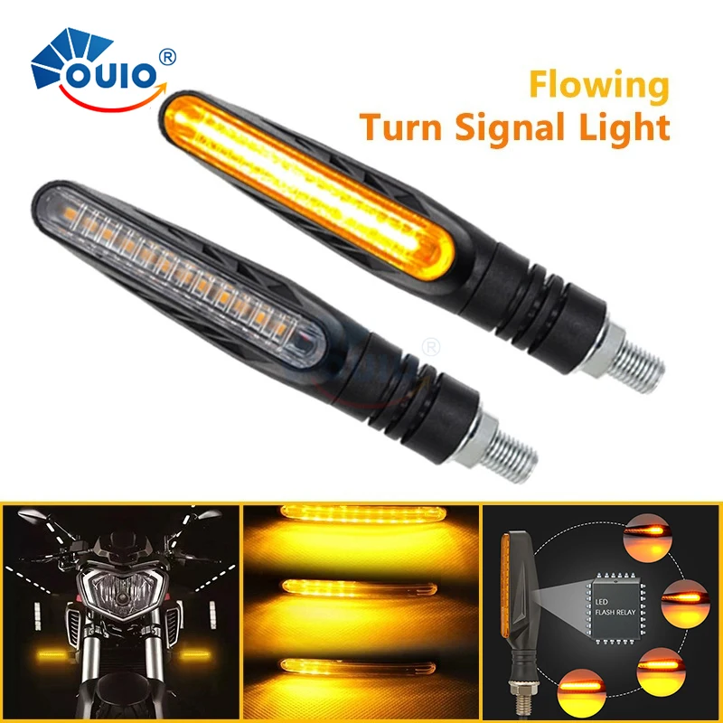 

Motorcycle Turn Signal Light E11 Mark Built Relay 335SMD Turn Signals Indicator Flashing Light Blinker Universal M10 Bolt