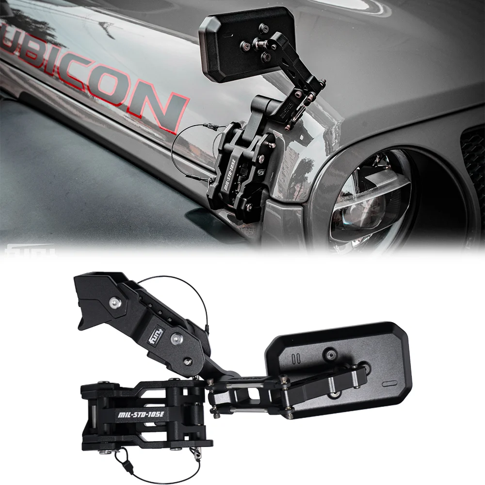 

Fury 2020 2021 2022 JT 4x4 offroad accessories Aluminum hood lock hood catch hood buckle for Jeep Gladiator