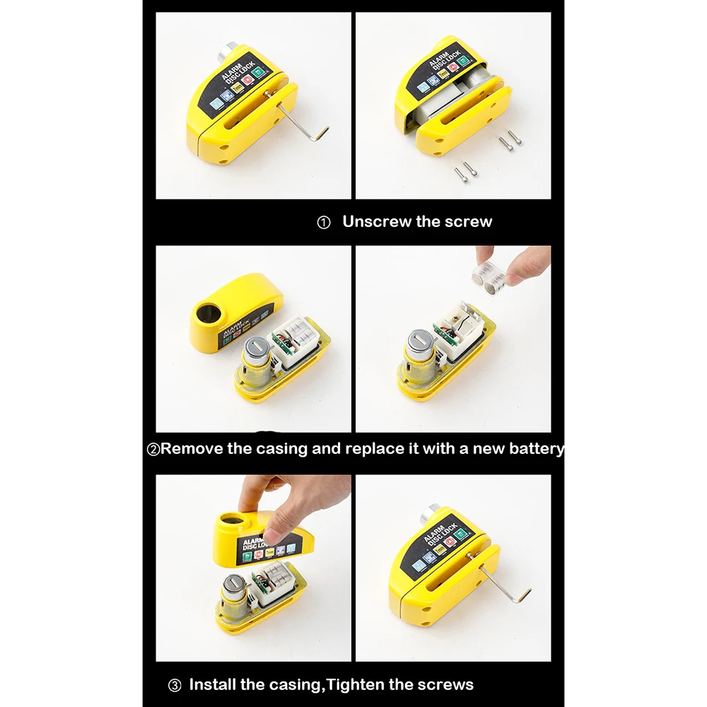 Замок для велосипеда мотоцикла скутера